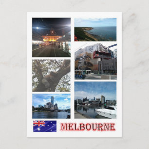 Carte Postale Australie - Melbourne - Mosaic -