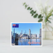 Carte Postale Australie - Melbourne - Port - (Debout devant)