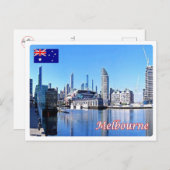 Carte Postale Australie - Melbourne - Port - (Devant / Derrière)