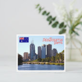 Carte Postale Australie - Melbourne - Yarra River - (Debout devant)