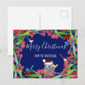 Carte Postale Australie Noël (Devant / Derrière)