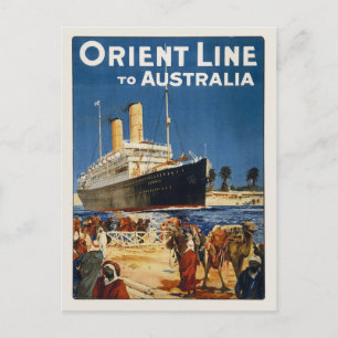 CARTE POSTALE AUSTRALIE OCEAN LINER OTRANTO