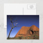 Carte Postale Australie, Parc national Uluru Kata Tjuta, Uluru (Devant / Derrière)