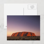 Carte Postale Australie, Parc national Uluru Kata Tjuta, Uluru 2 (Devant / Derrière)