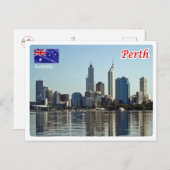 Carte Postale Australie - Perth - Skyline - (Devant / Derrière)