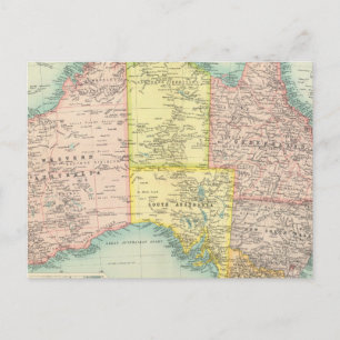 Carte Postale Australie politique