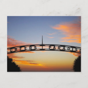 Carte Postale Australie, Queensland, Gold Coast, Lever du soleil