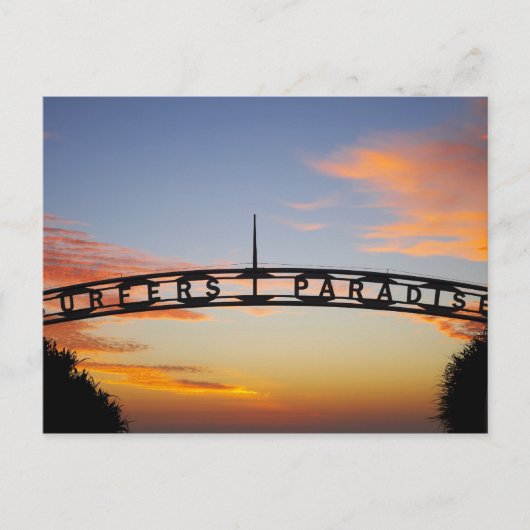 Carte Postale Australie, Queensland, Gold Coast, Sunrise, (Devant)