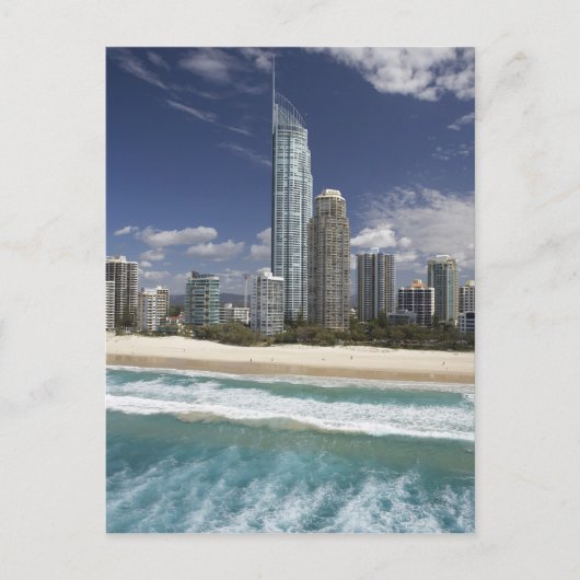 Carte Postale Australie, Queensland, Gold Coast, Surfers (Devant)