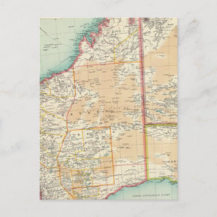 Carte Postale Australie, section ouest