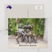 Carte Postale Australie, Steve Irwin, Australia Zoo, Queensland (Devant / Derrière)