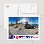 Carte Postale Australie - Sydney - J'aime - (Devant / Derrière)