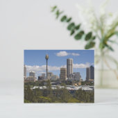 Carte Postale Australie, Sydney, Potts Point. Skyline de Sydney. (Debout devant)