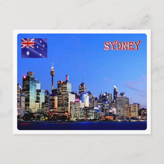 Carte Postale Australie - Sydney - Skyline - (Devant)