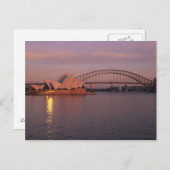 Carte Postale Australie, Sydney, Sydney Opera House construit (Devant / Derrière)