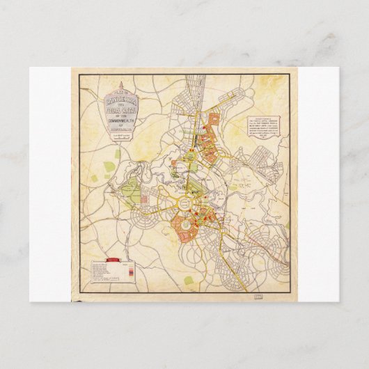 Carte Postale Australie Territoire de la capitale australienne C (Devant)