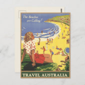 Carte postale Australie Travel (Devant / Derrière)