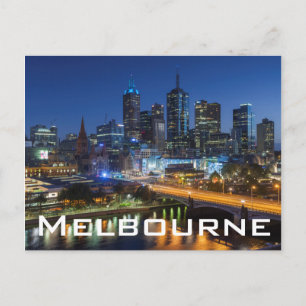 Carte Postale Australie, Victoria, Melbourne, ciel avec