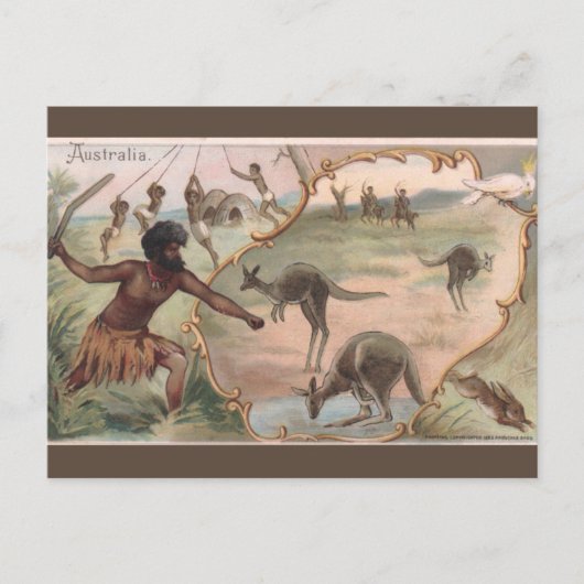 Carte Postale Australie vintage (Devant)