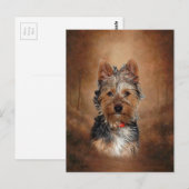 Carte Postale Australien Silky Terrier (Devant / Derrière)