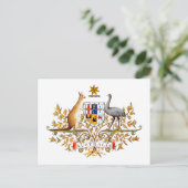 Carte postale australienne de blason (Debout devant)
