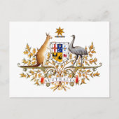 Carte postale australienne de blason (Devant)