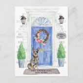 Carte postale australienne de déplacement de chien (Devant)