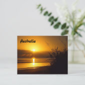 Carte postale australienne du soleil de plage (Debout devant)