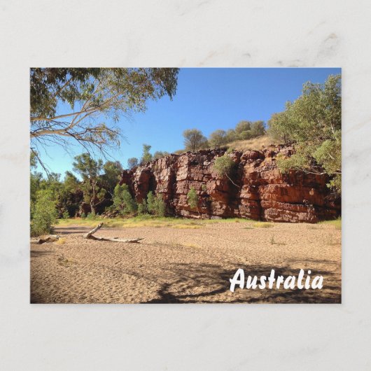 Carte postale australienne - Trephina Gorge (Devant)