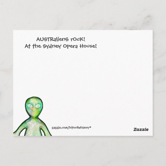 Carte Postale AUSTRalienS OcK ! (Dos)