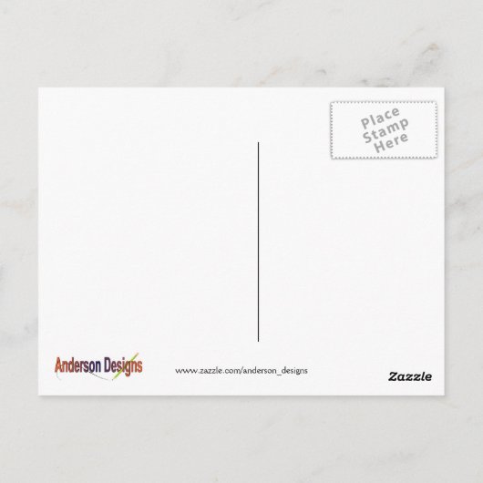 Carte Postale Australorp noir Hen (Dos)