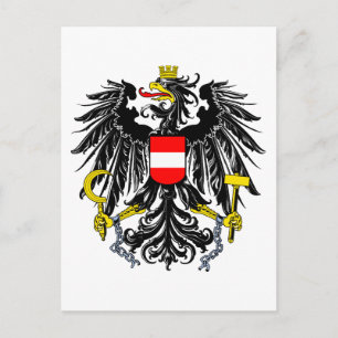 Carte Postale Austria Coat of Arms Postcard