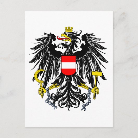Carte Postale Austria Coat of Arms Postcard (Devant)