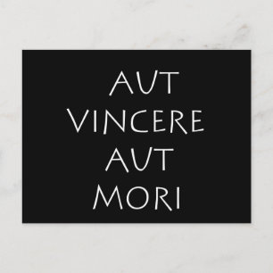 Carte Postale Aut vincere aut mori