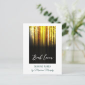 Carte Postale Auteur Couverture de livre promotionnelle (Debout devant)