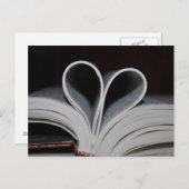 Carte Postale Auteur de livres (Devant / Derrière)