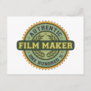 Carte Postale Authentic Film Maker