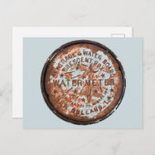 Carte postale Authentic New Orleans Water Meter Co (Devant / Derrière)