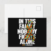 Carte Postale Autism (Devant / Derrière)