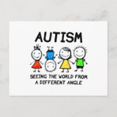 Carte Postale Autism Seeing The World From A (Devant)