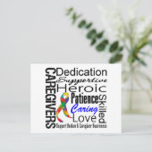 Carte Postale Autisme - Collage (Debout devant)