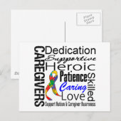 Carte Postale Autisme - Collage (Devant / Derrière)