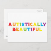 Carte Postale Autistement Belle (Devant / Derrière)