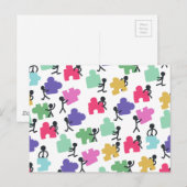 Carte Postale autistes (Devant / Derrière)