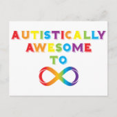 Carte Postale Autistiquement Incroyable À L'infini (Devant)