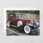 Carte Postale Auto classique (Devant / Derrière)
