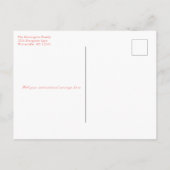 Carte postale Auto-Motivation personnalisée (Dos)