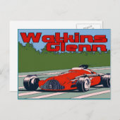Carte Postale Auto Racer, Watkins Glenn (Devant / Derrière)