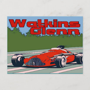 Carte Postale Auto Racer, Watkins Glenn