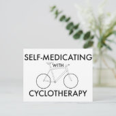 Carte Postale Auto-traitement avec cyclothérapie (Debout devant)